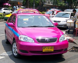 Un taxi de Bangkok