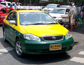 Un taxi de Bangkok